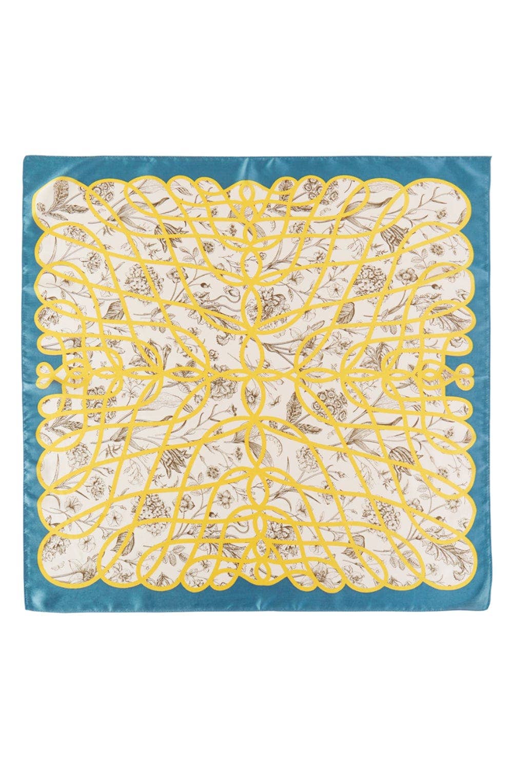 BS0078 Geometric Flower Print Bandana