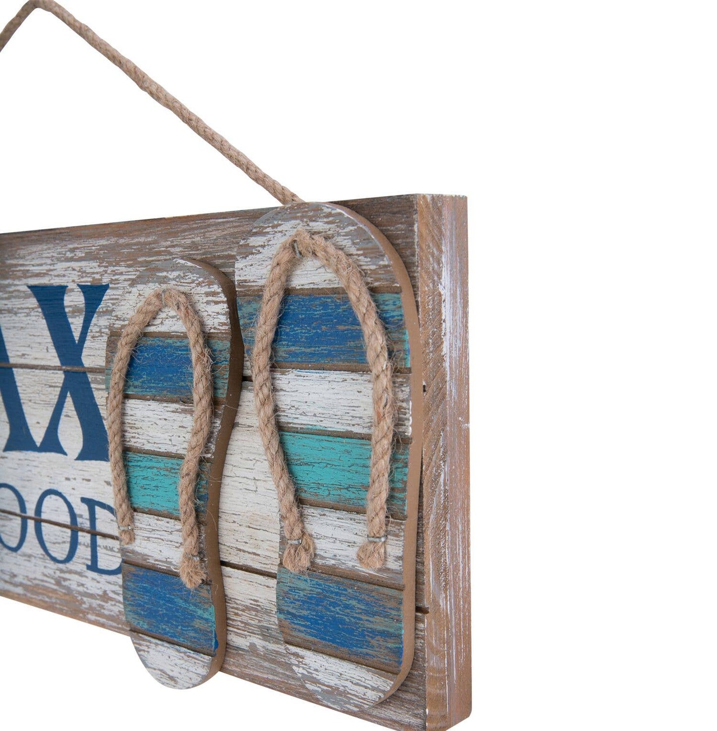 Relax with Flip Flops Sign