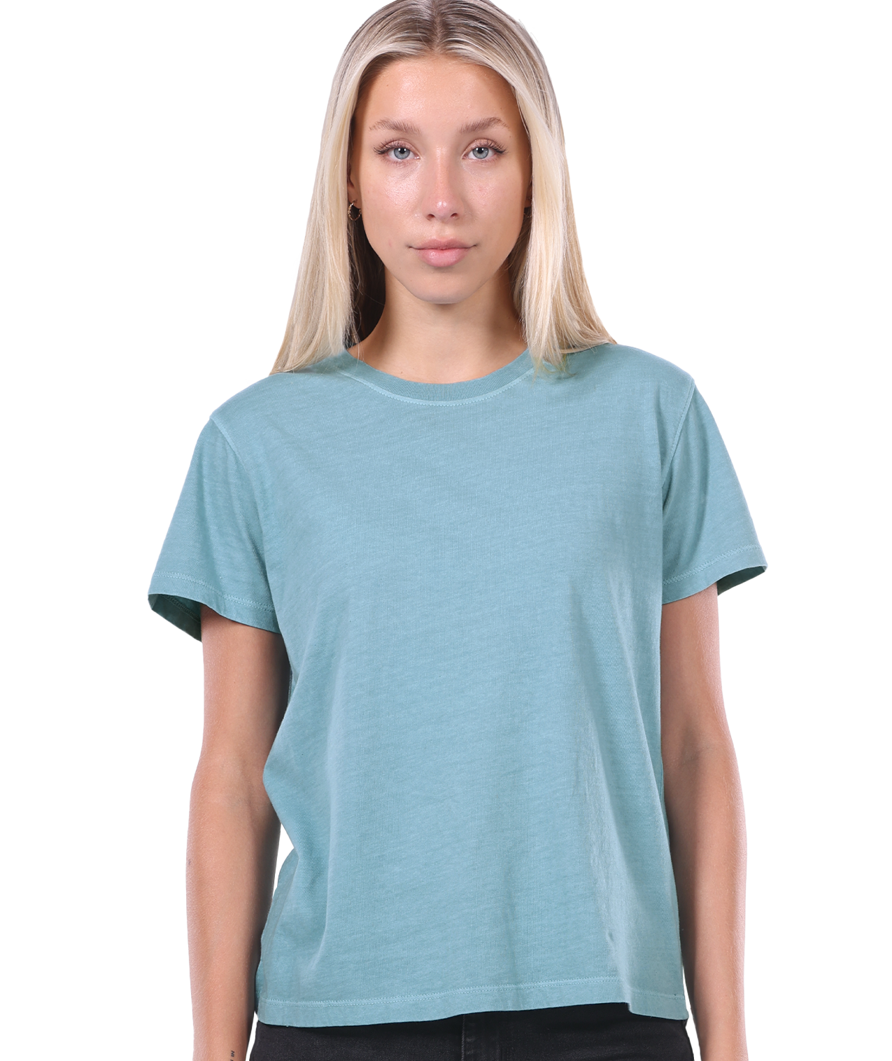 Ladies Jersey Crew Neck Cu-Tee