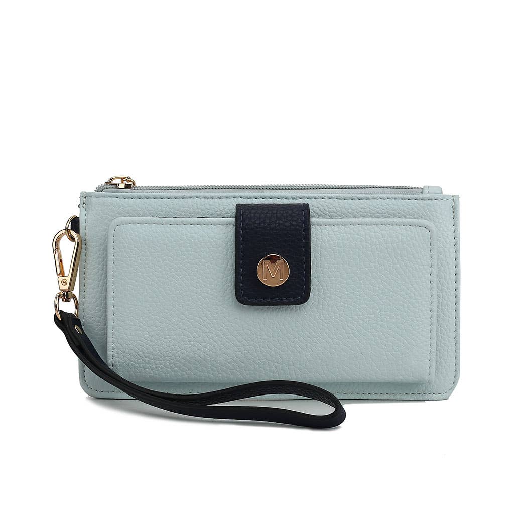 MKF Collection Olympe Vegan Leather Wristlet Wallet by Mia K