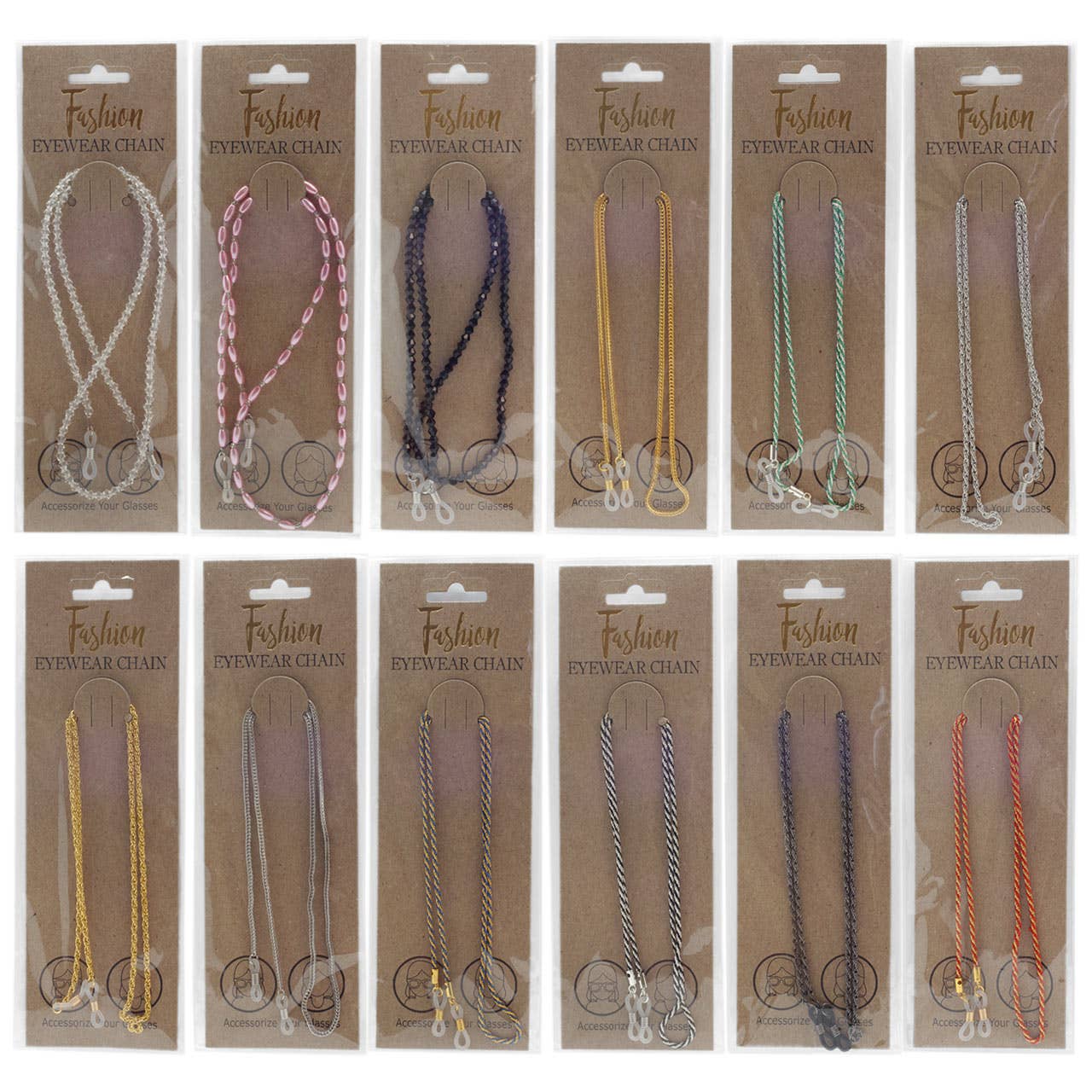 Ladies Eyeglass Holders Chain Fashion