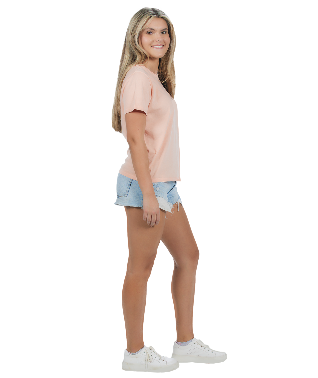 Ladies Jersey Crew Neck Cu-Tee