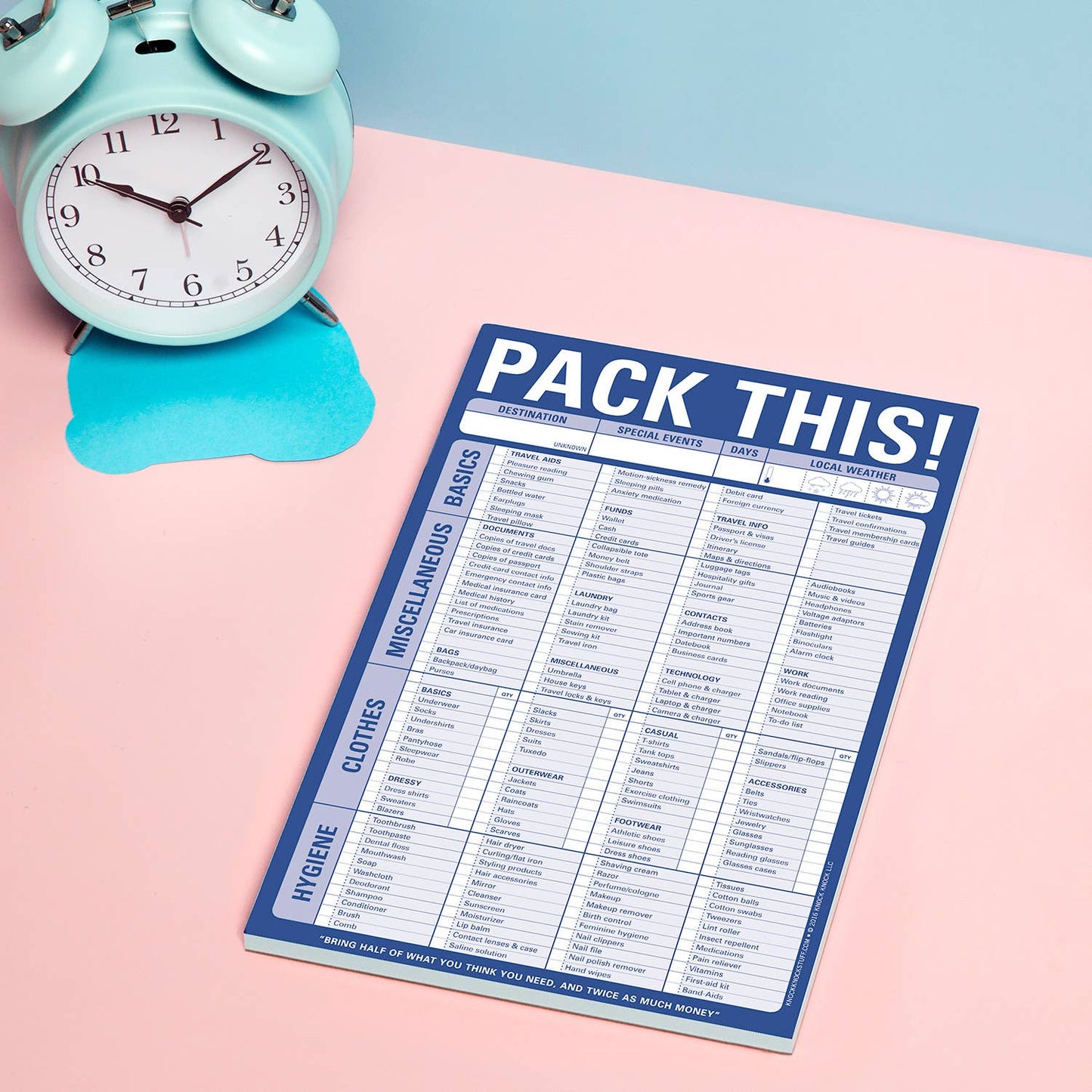 Pack This! Pad (Blue)