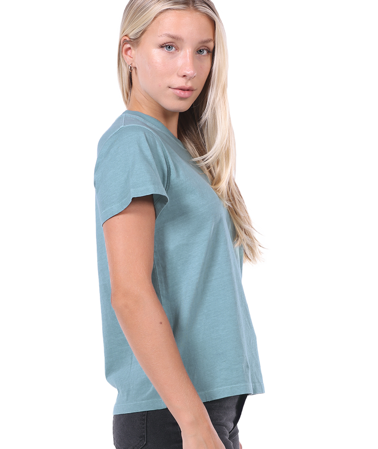 Ladies Jersey Crew Neck Cu-Tee