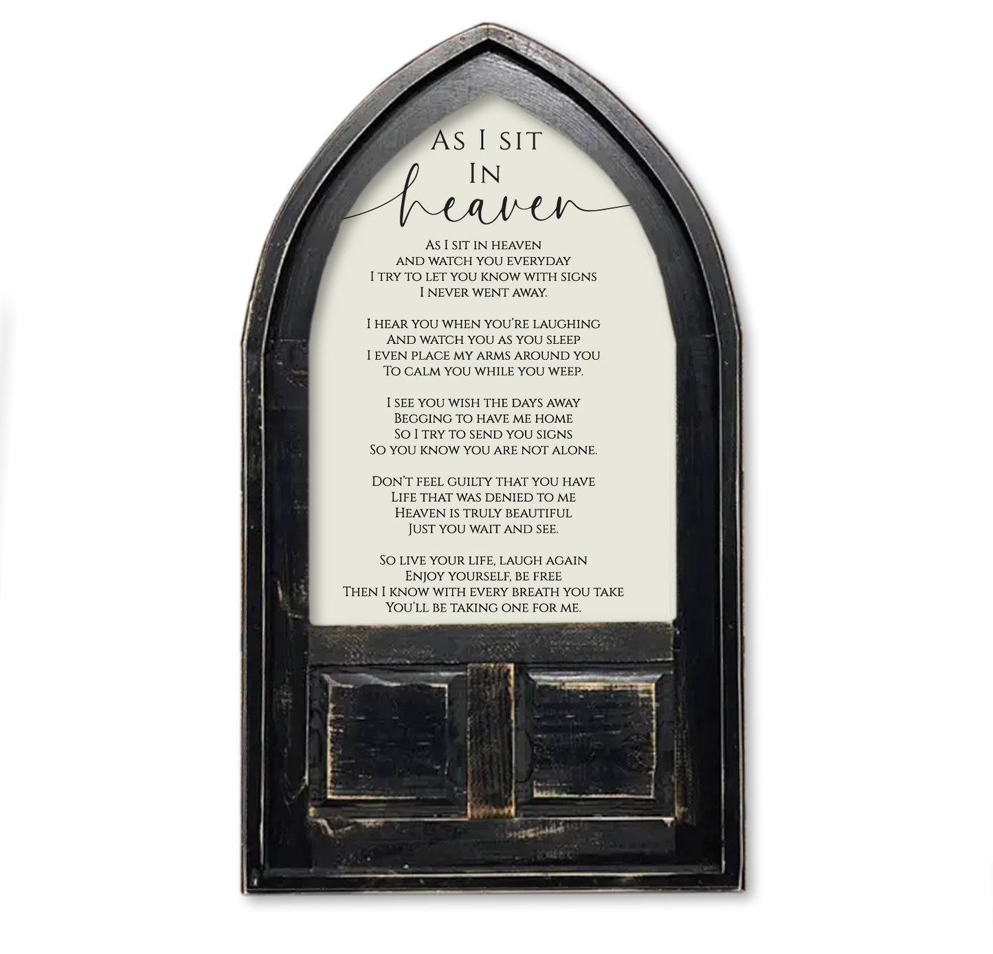 ARCH CANVAS AS I SIT IN HEAVEN