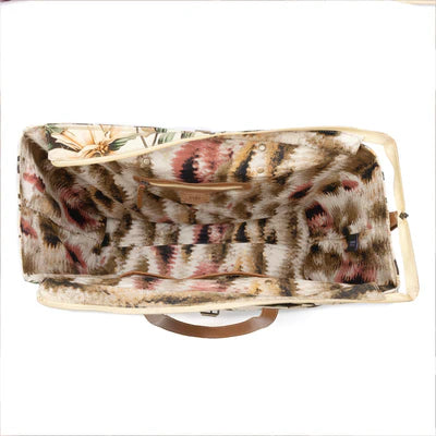 Lovely Florals Weekender Bag in Off White Myra