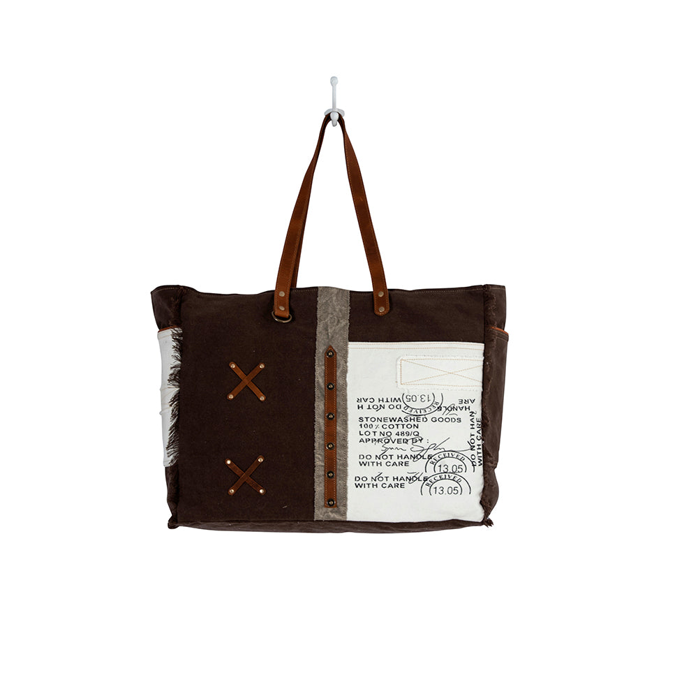 Graded Cotton Farmland Weekender Bag purse Myra