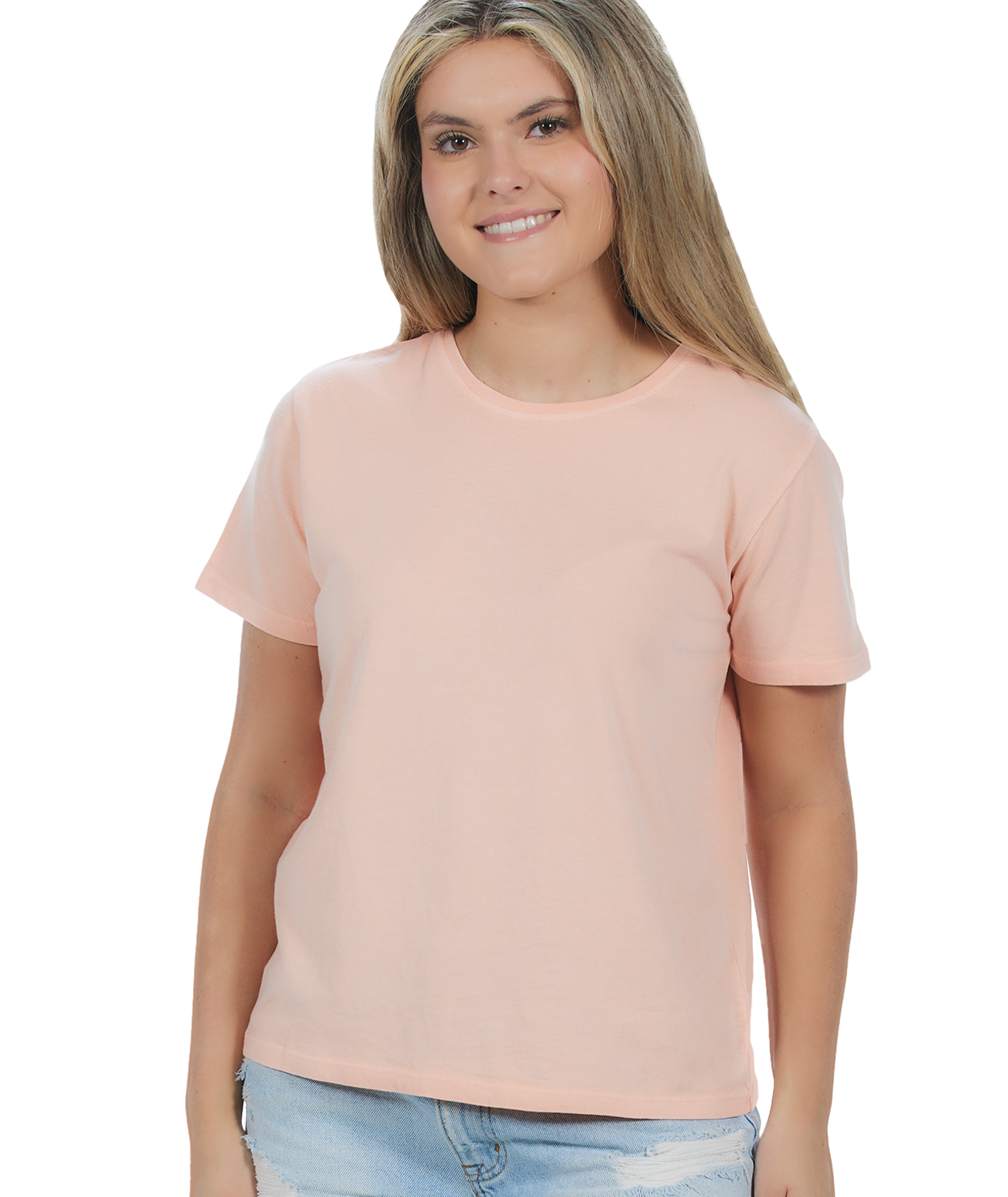 Ladies Jersey Crew Neck Cu-Tee