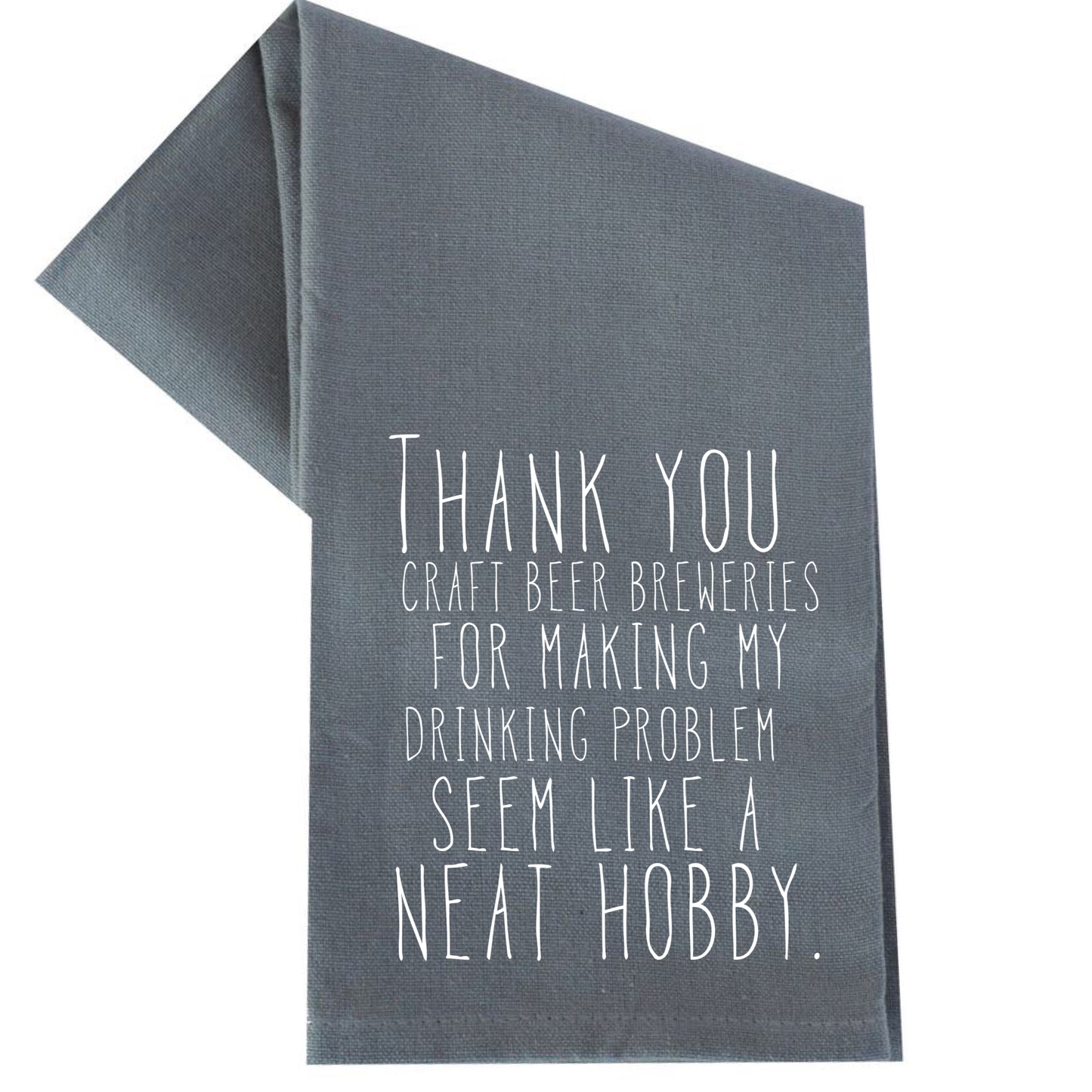 CRAFT BREWERY DRINKING TEA TOWEL