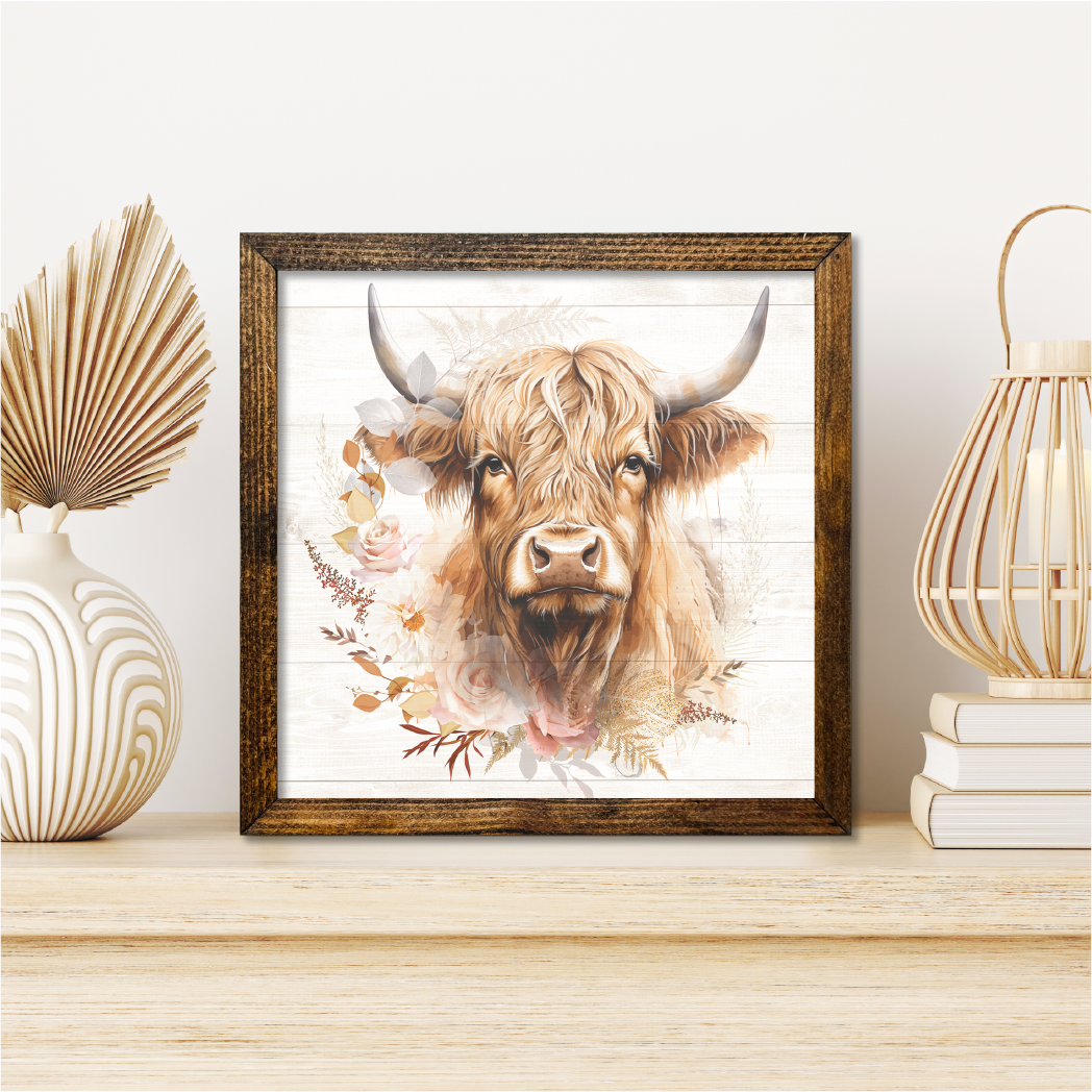 TIMBERLAND FRAME BOHO HIGHLAND COW