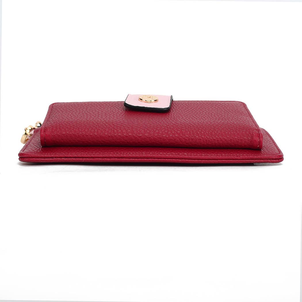 MKF Collection Olympe Vegan Leather Wristlet Wallet by Mia K