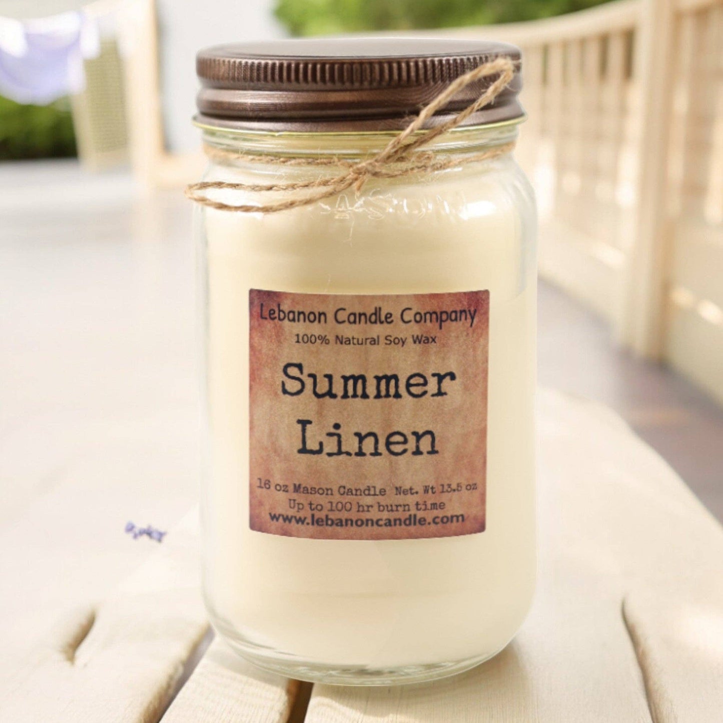 Summer Linen Candle