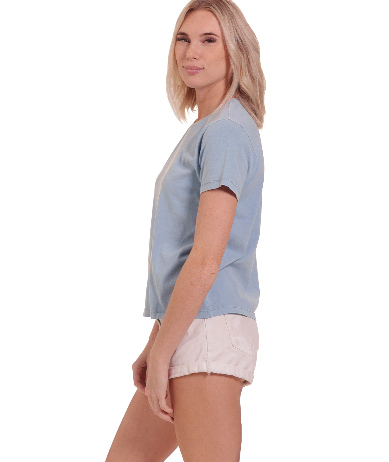 Ladies Jersey Crew Neck Cu-Tee