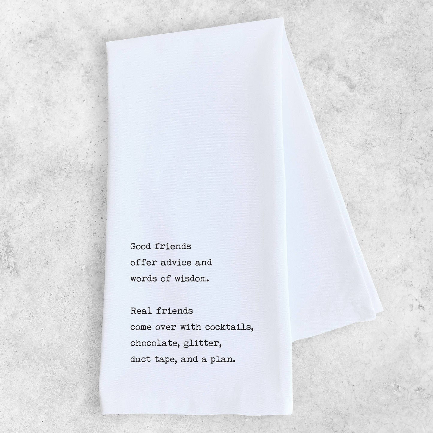 Real Friends - Tea Towel