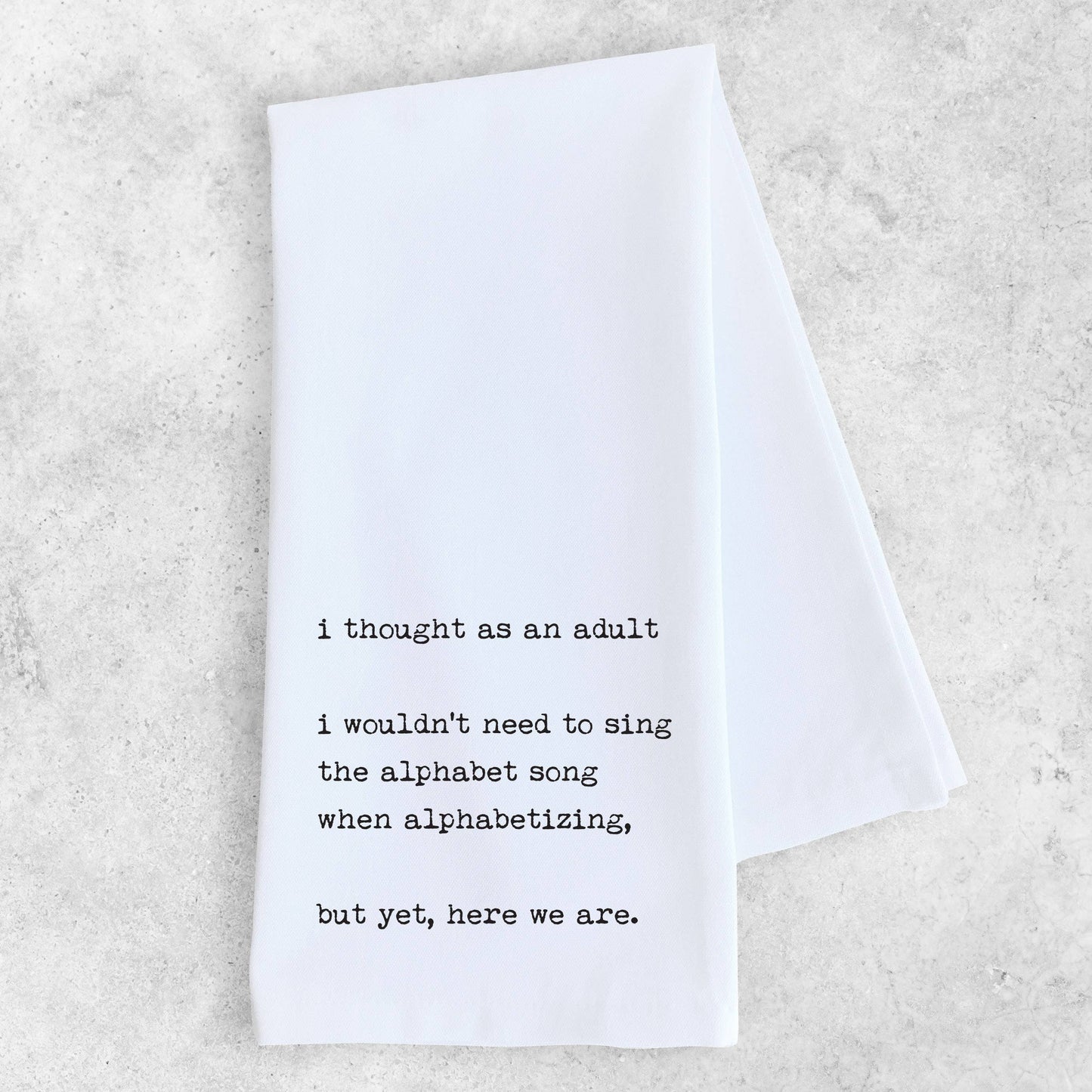 Alphabet Song - Tea Towel