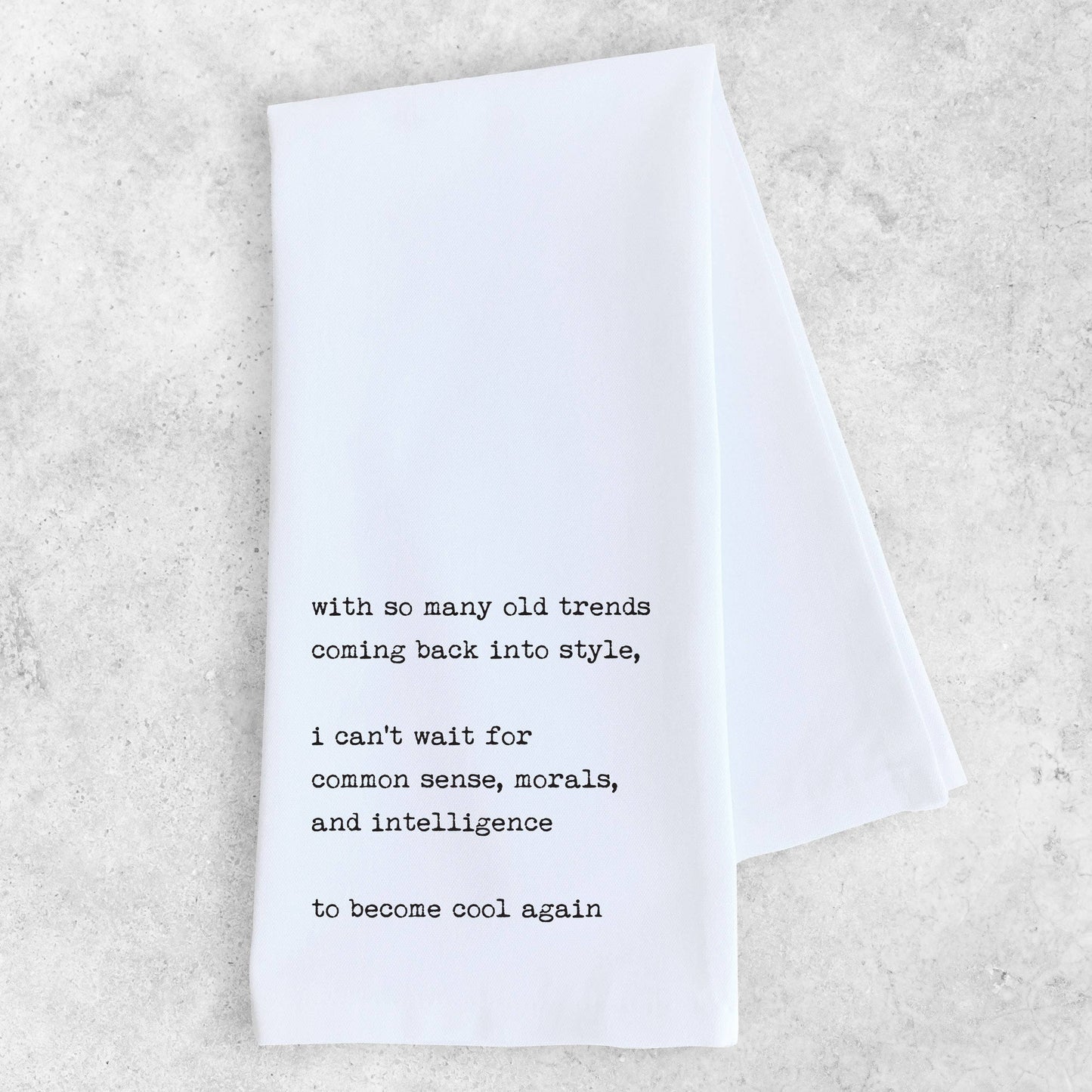 Old Trends - Tea Towel