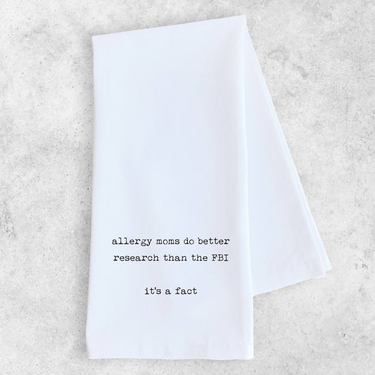 Allergy Moms - Tea Towel