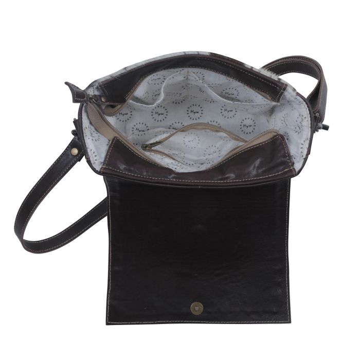 TEAL FLOWERS CONCEALED BAG Myra