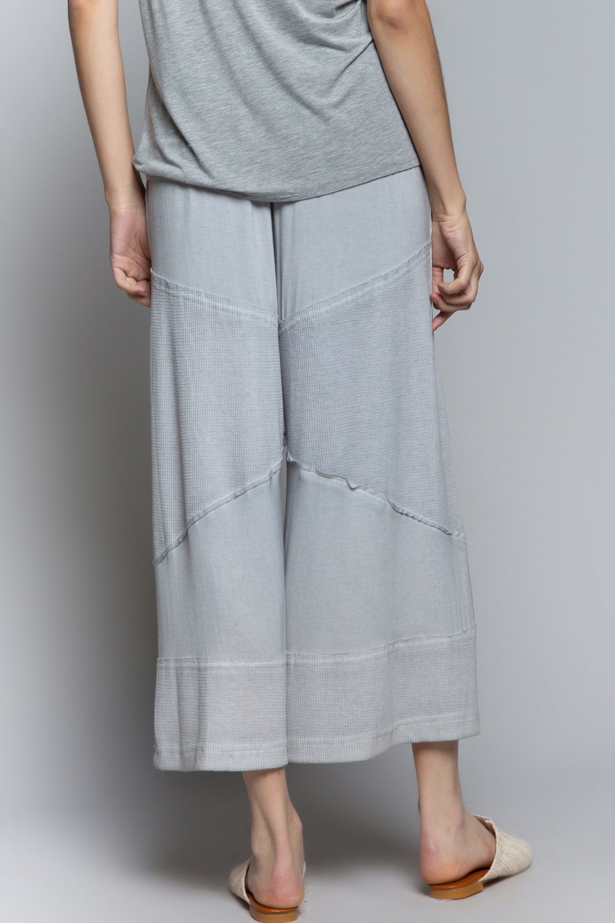 Loose Knit Culotte Pants