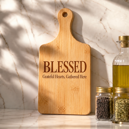 BAMBOO WOOD CUTTING AND CHARCUTERIE BOARD