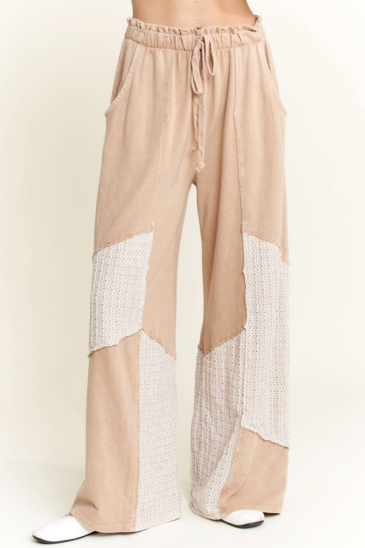 Mineral Wash WaveKnit Jacquard Pants HP6104