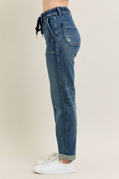 88971 Judy Blue High Waist Vintage Wash Jogger