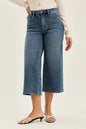 Judy Blue 881186 Dottie Wide Crop – MD Quarry Fade Jeans