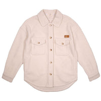 Cream Simply Southern Fuzzie Shacket