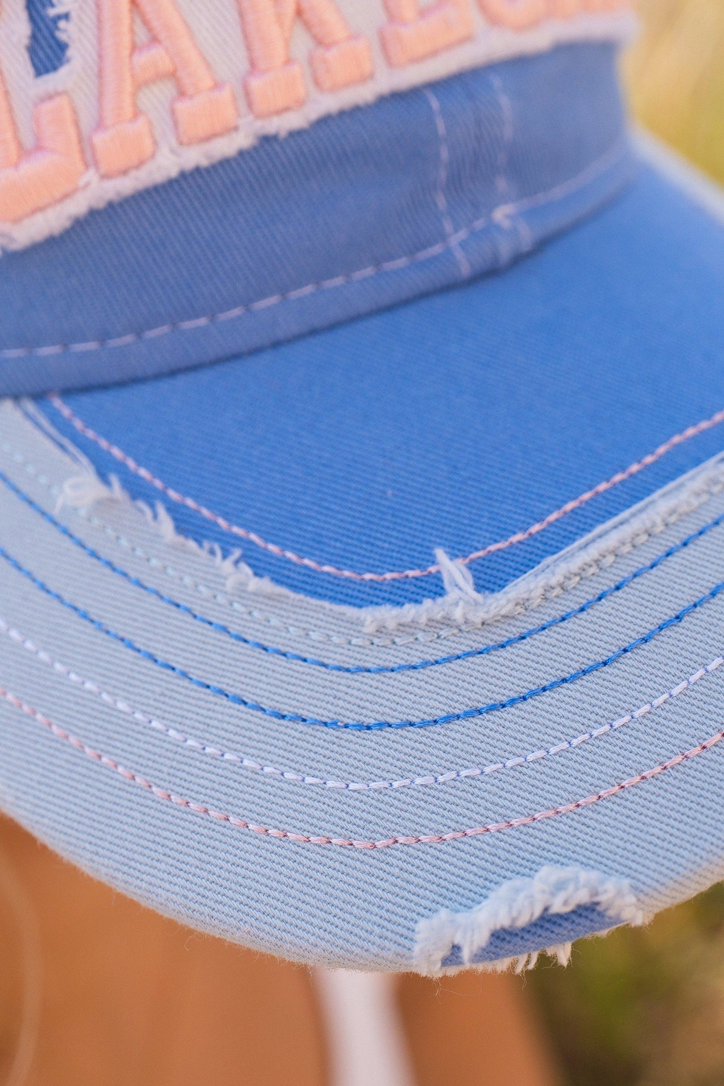 Jeannie Mesh Cap in Peri hat