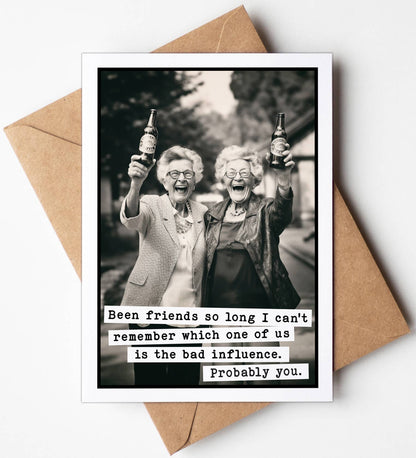 Funny Birthday Greeting Cards for Women, Best Friend Gifts