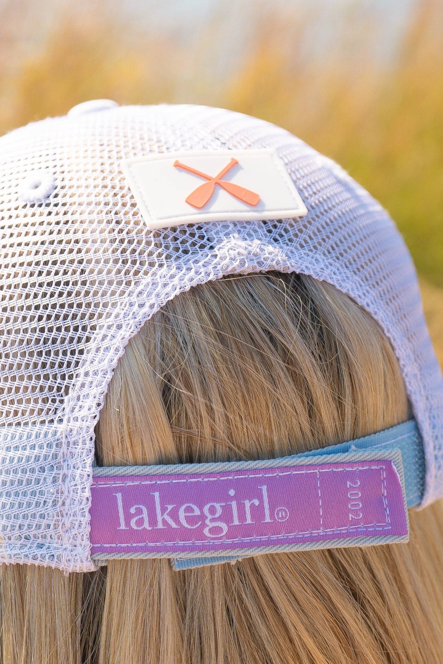 Jeannie Mesh Cap in Wisteria hat