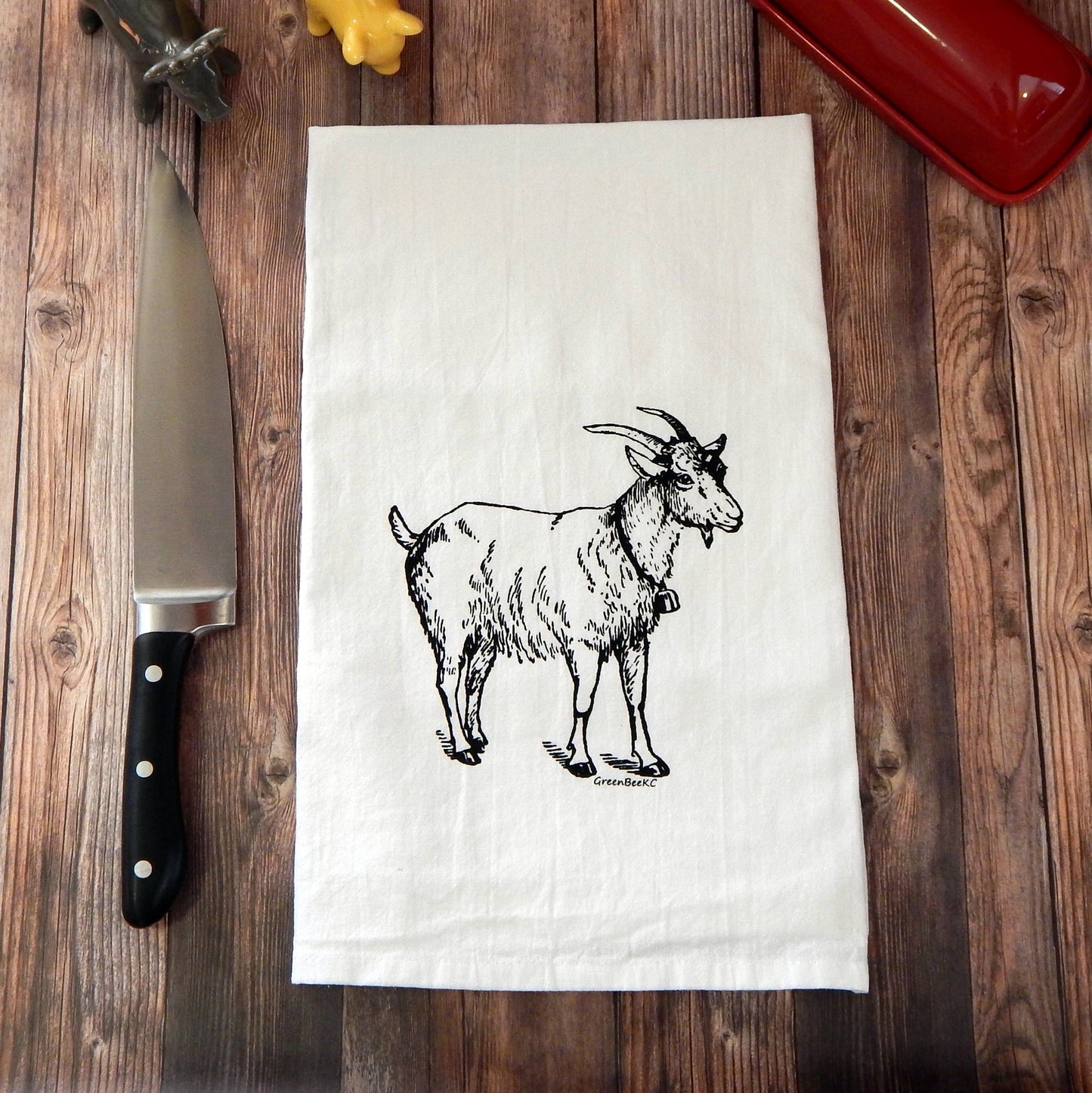 Goat Flour Sack Tea Towel