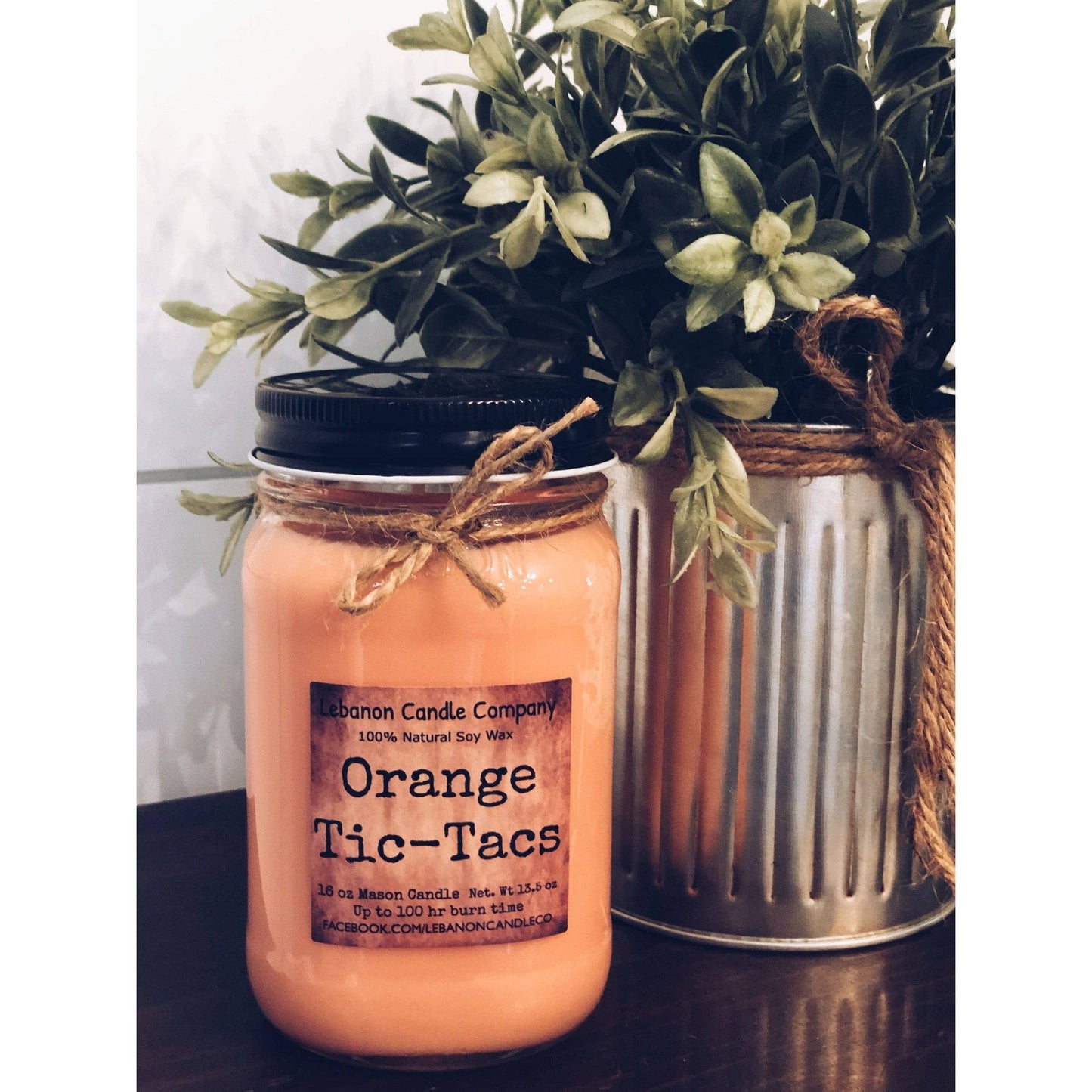 Orange Tic-Tacs Candle