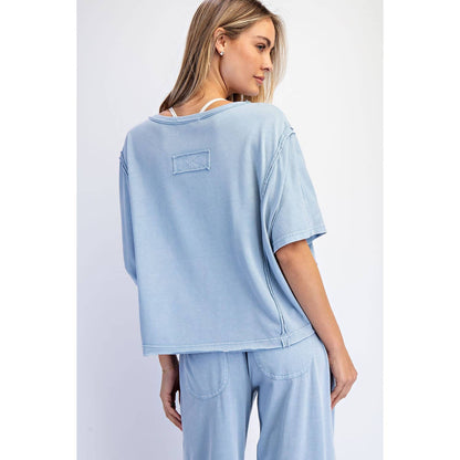 Rae Mode Mineral Washed Boxy Tee T0080