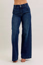 82678 Judy Blue High Waist Trouser Wide Leg Jeans