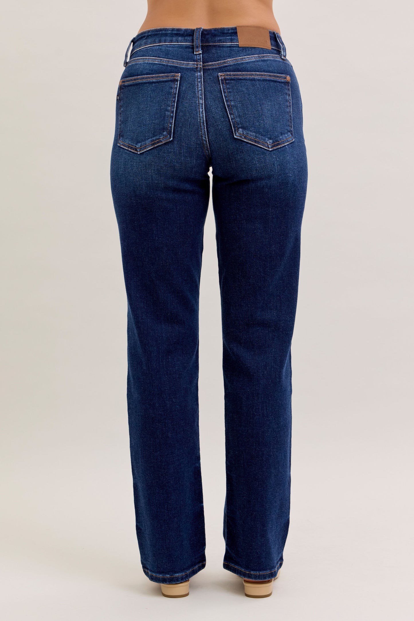 82679 Judy Blue Mid Rise Straight Jeans