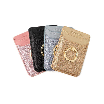 Olivia Moss® Glitter Bomb Ring Cling Cardholder