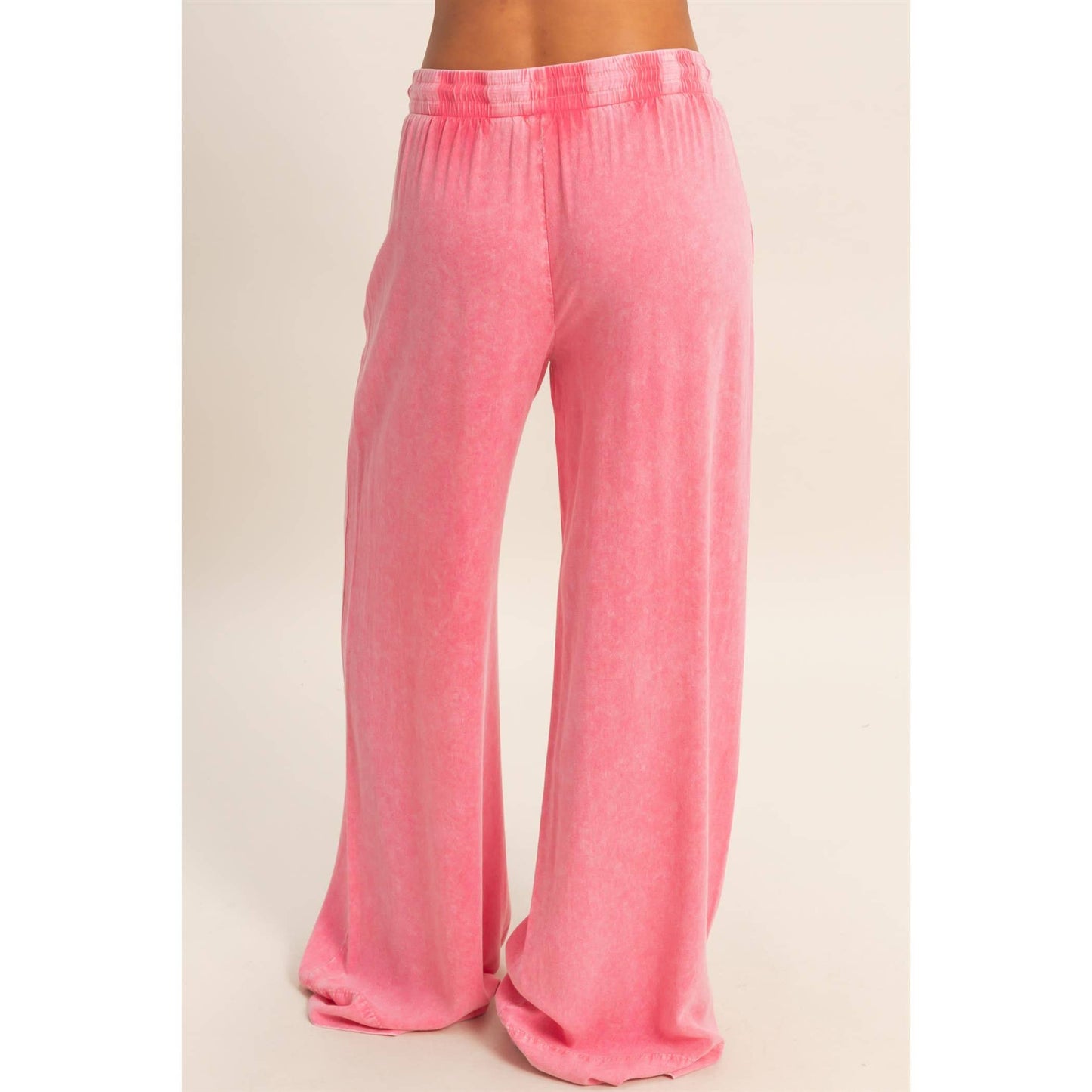 Hyfve DZ26A651 Mineral Washed Wide Leg Pants