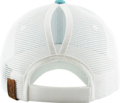 Glitter Meshback Baseball Cap