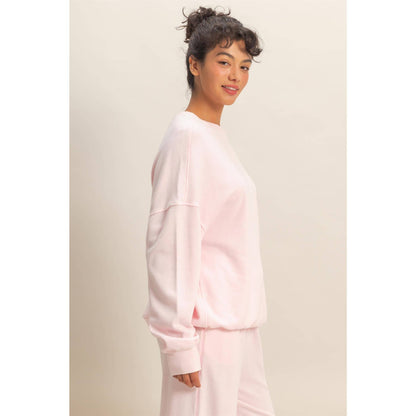 Acid Wash Oversized Sweatshirt
