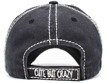 Cute But Crazy Vintage Ballcap