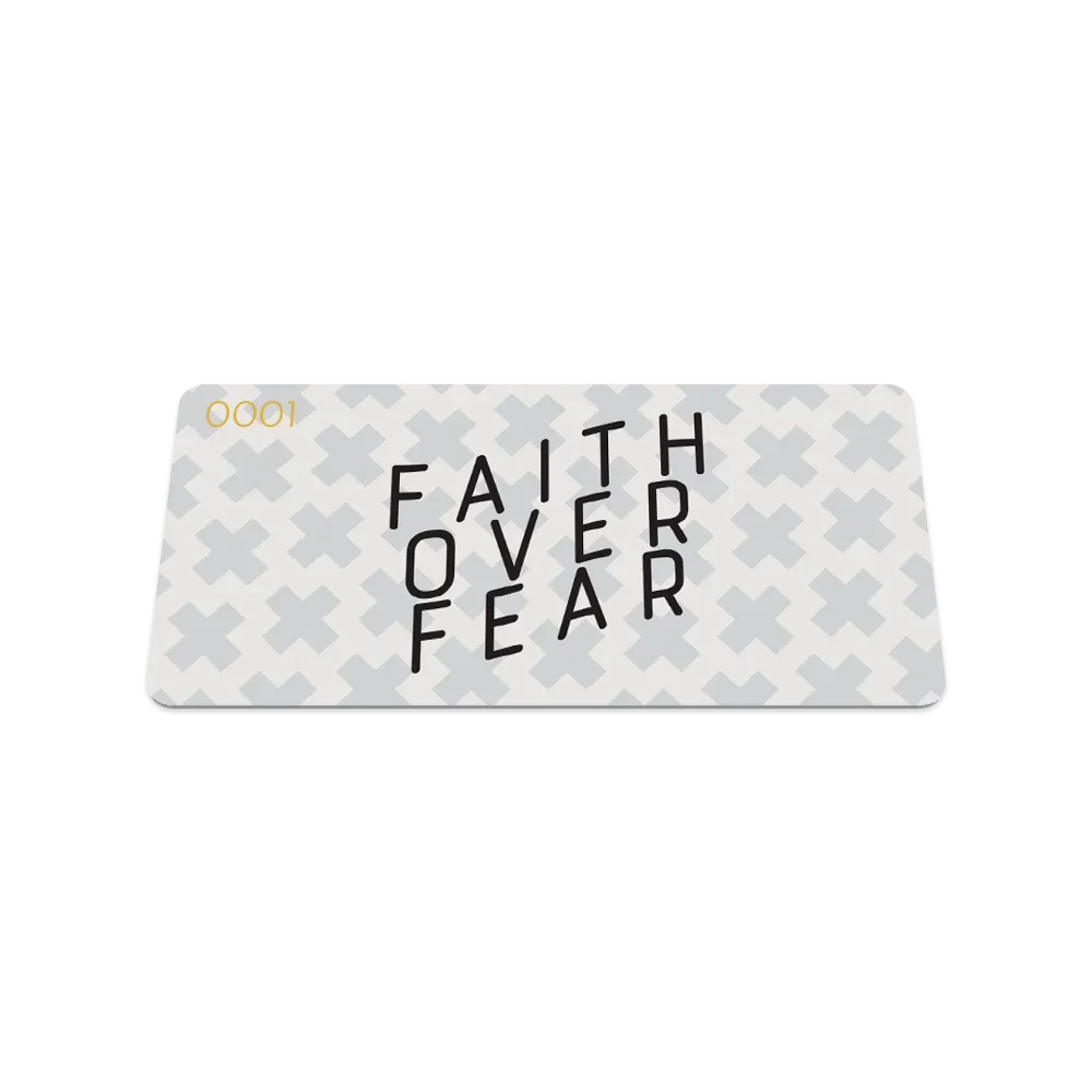 Faith Over Fear Bible Verse Bracelet
