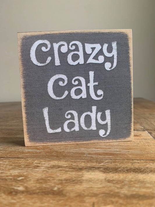4X4-119 Crazy Cat Lady
