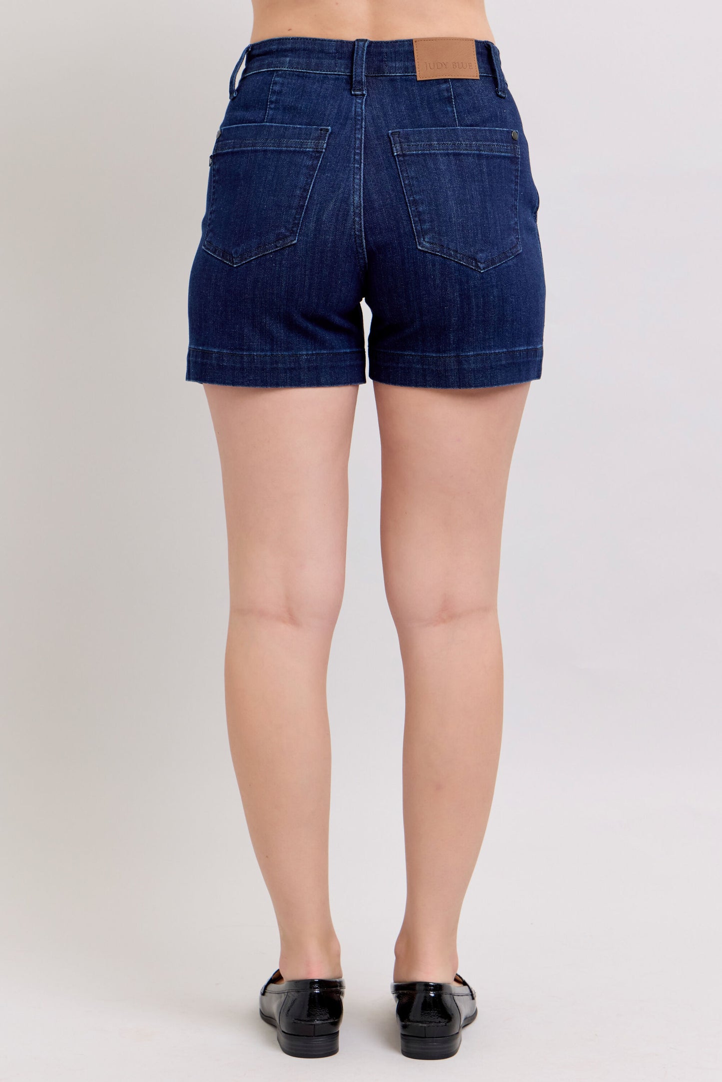 15290 High Waist Denim Trouser Shorts – Judy Blue
