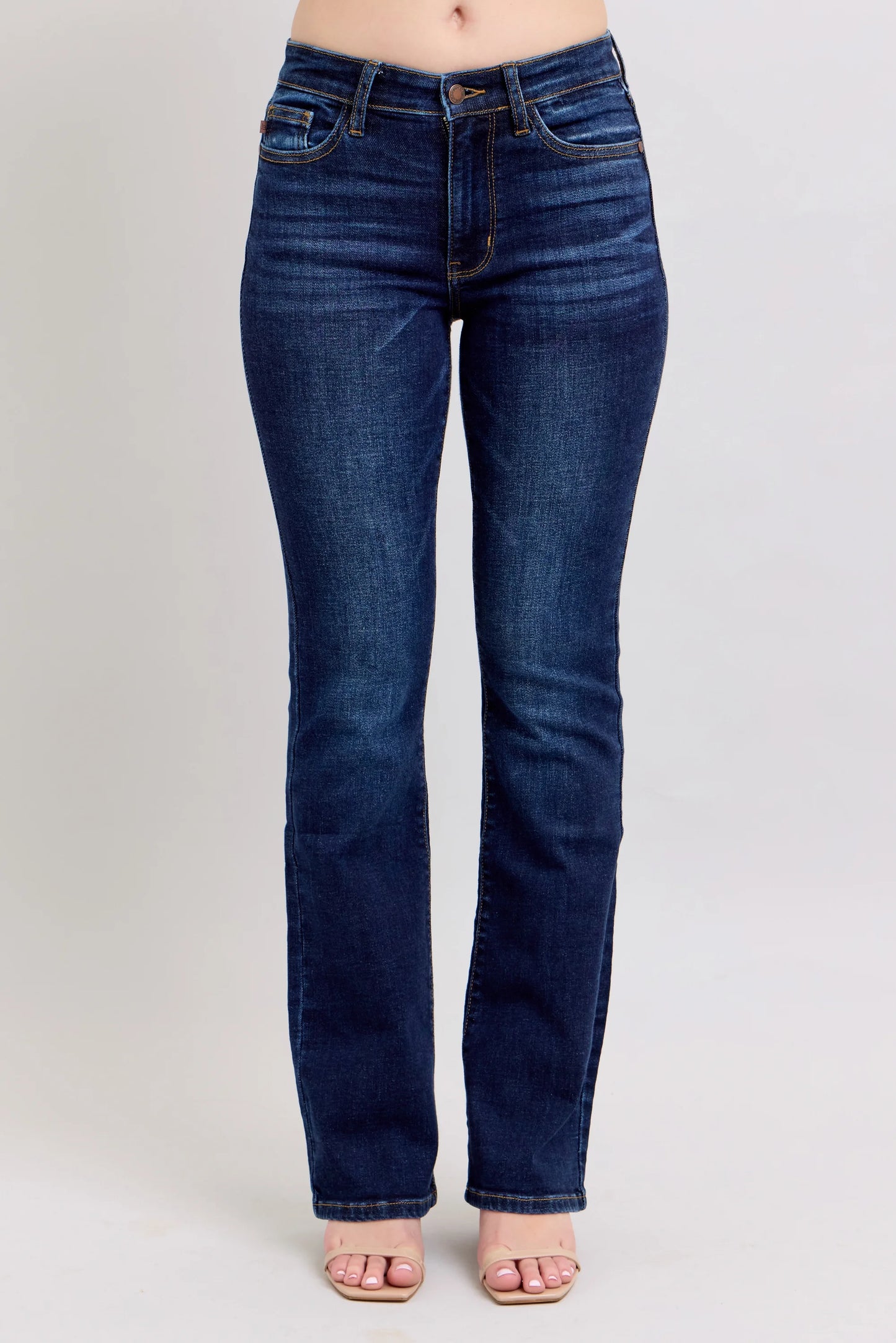 82586 Judy Blue Petite Dark Wash Bootcut Jeans