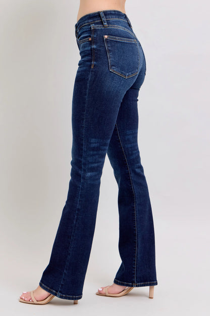 82586 Judy Blue Petite Dark Wash Bootcut Jeans
