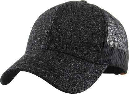 Glitter Meshback Baseball Cap
