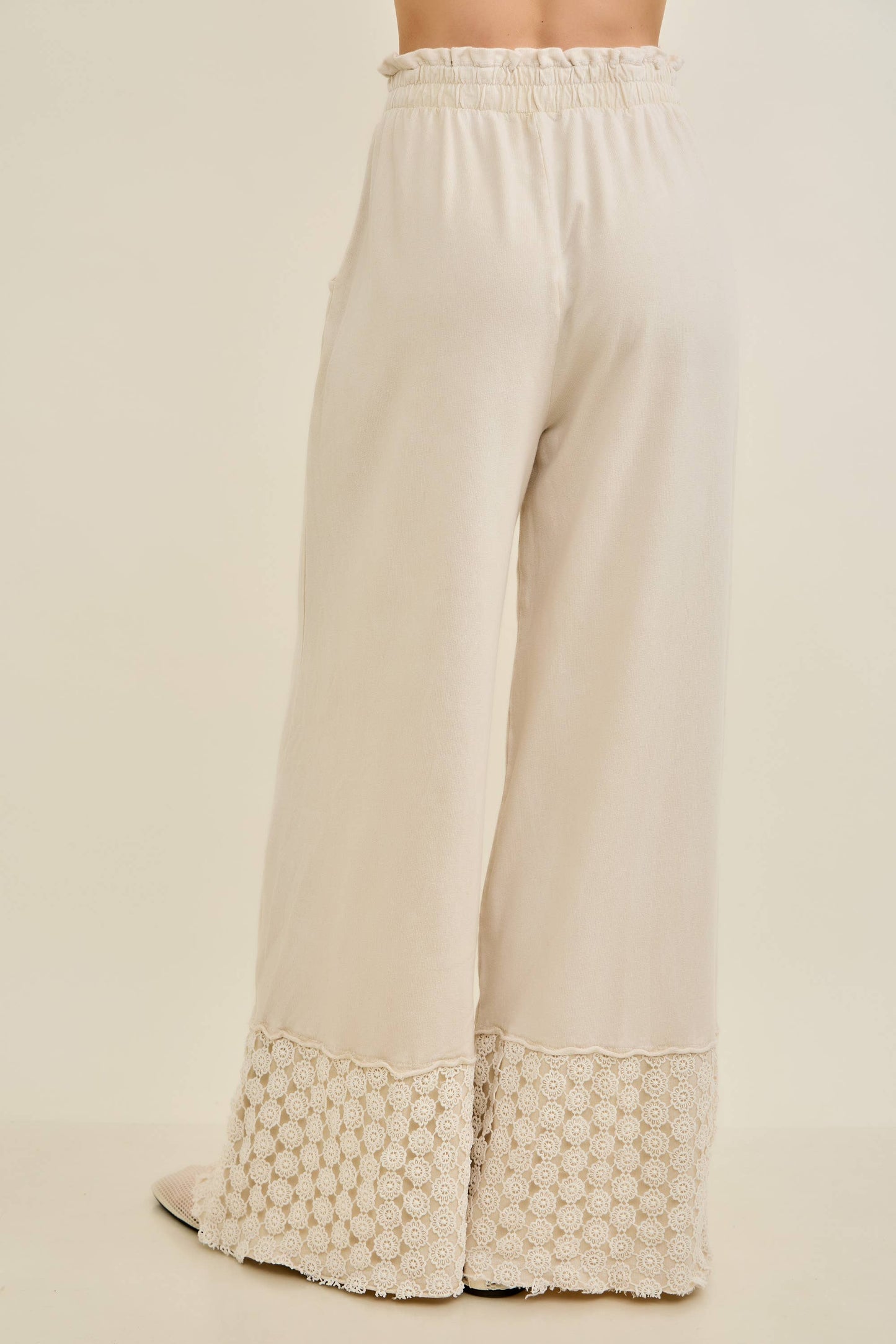 Mineral Washed Flower Daisy Long Leg Pants HP6016P1