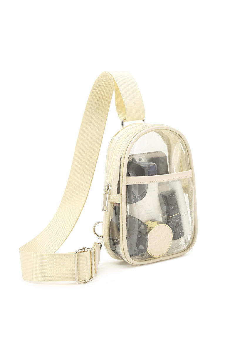 Stadium Approved Clear Crossbody Sling Bag