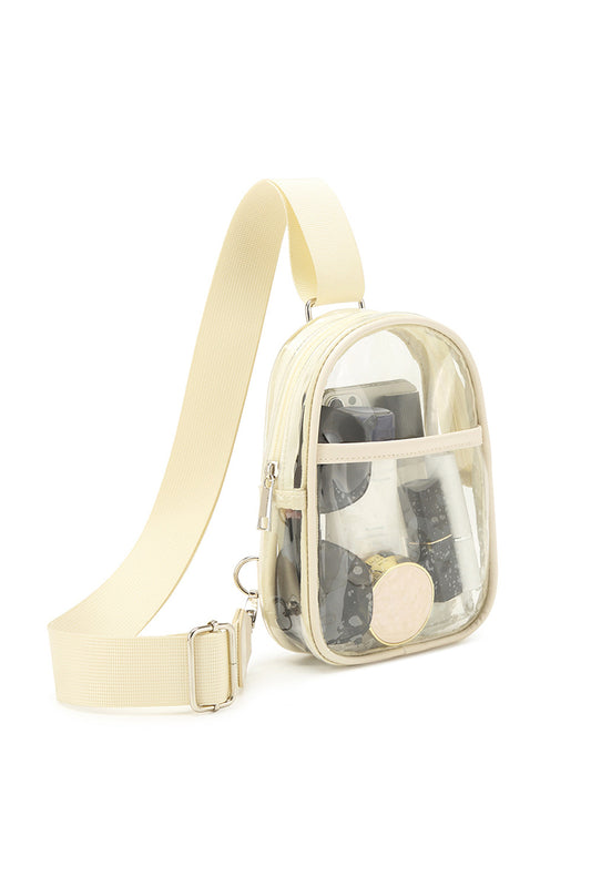 Stadium Approved Clear Crossbody Sling Bag